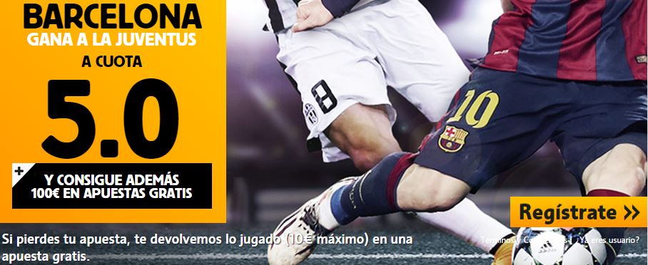 Supercuota Betfair victoria del Barcelona cuota 5