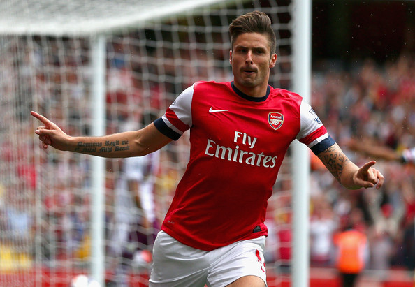 Giroud es la referencia ofensiva del Arsenal