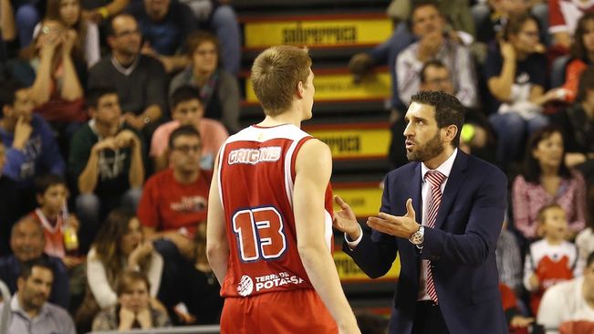 Ibon Navarro, entrenador del Manresa