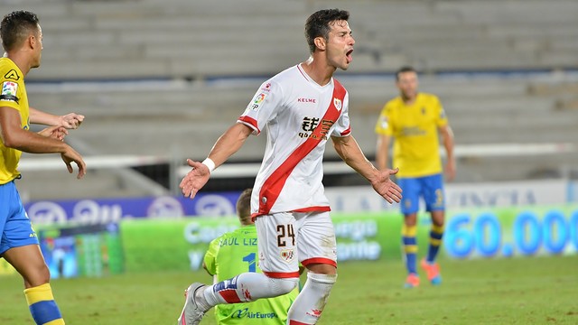 Javi Guerra es el hombre gol del Rayo esta temporada