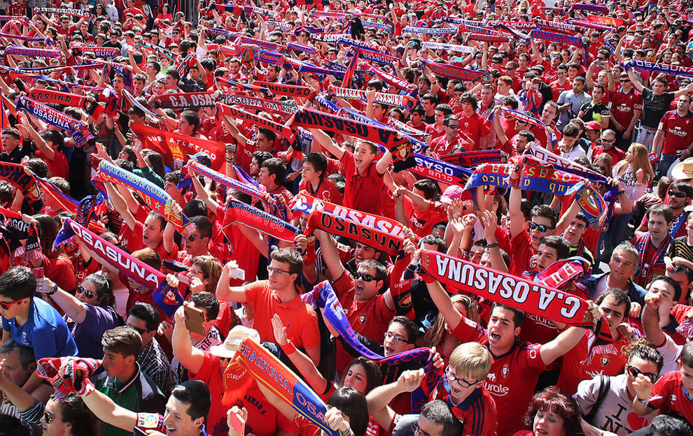 Osasuna contará con mucho apoyo en las gradas de El Alcoraz