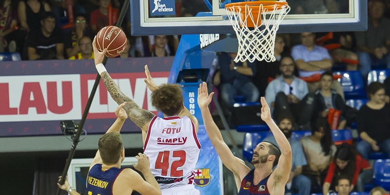 Isaac Fotu, jugador del CAI Zaragoza