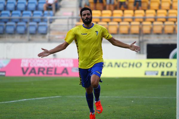 Güiza, con 7 goles, es el máximo goleador del Cádiz en liga