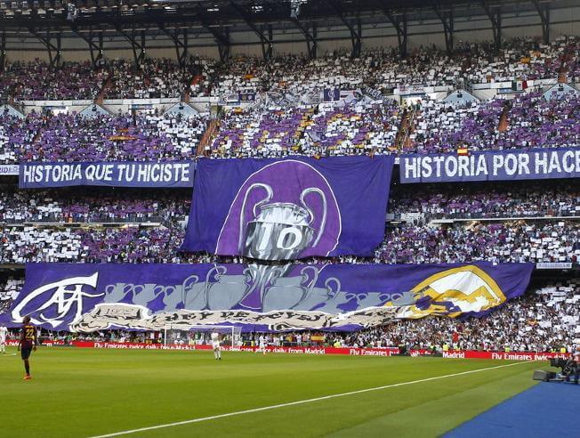 Ambiente de gala el que se vivirá en el Santiago Bernabéu