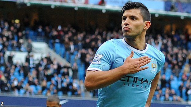 El 'Kun' Agüero será el mayor peligro para la defensa blanca.