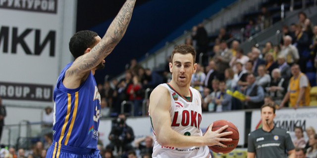 Victor Claver, jugador del Lokomotiv Kuban