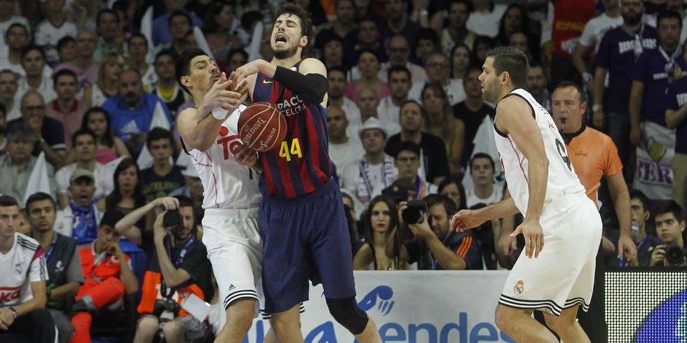 Ante Tomic, contra el Real Madrid