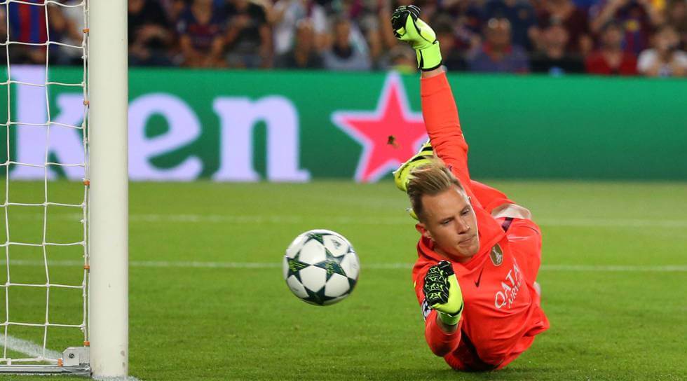 Ter Stegen salvó al Barça en el Bernabéu