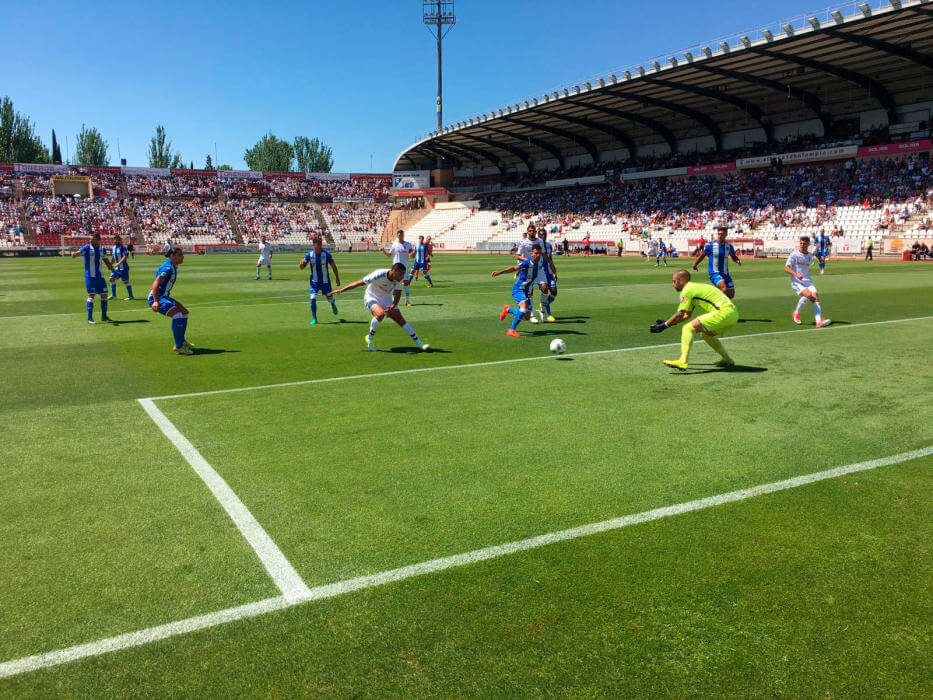 el albacete sufrio en segunda ronda