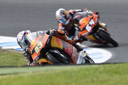 Niccolo Antonelli pilotando su Ktm en Phillip Islands