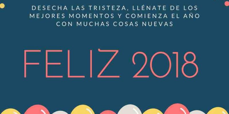 ¡Feliz Año Nuevo 2018!