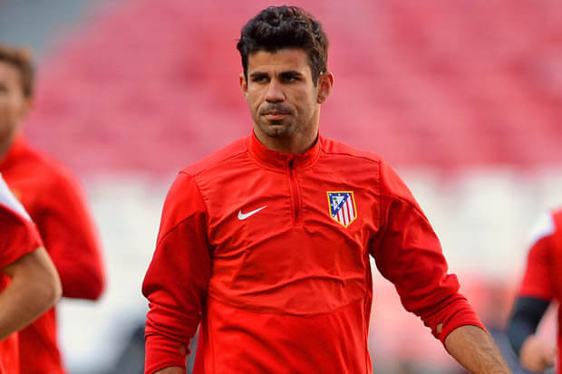 Diego Costa será la referencia en ataque con la baja de Griezmann