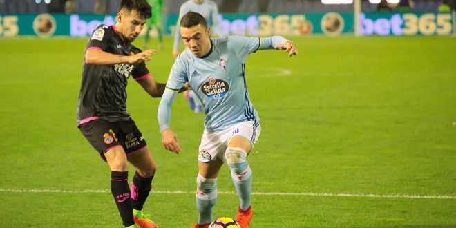 Iago Aspas delantero del Celta de Vigo