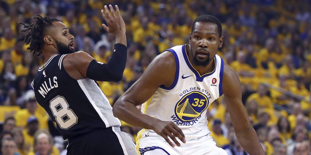 Kevin Durant, jugador más importante hoy para los Warriors