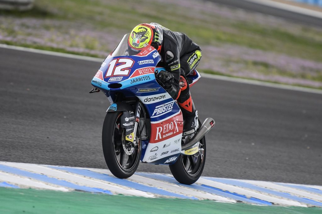 Marco Bezzechi en el circuito de Jerez