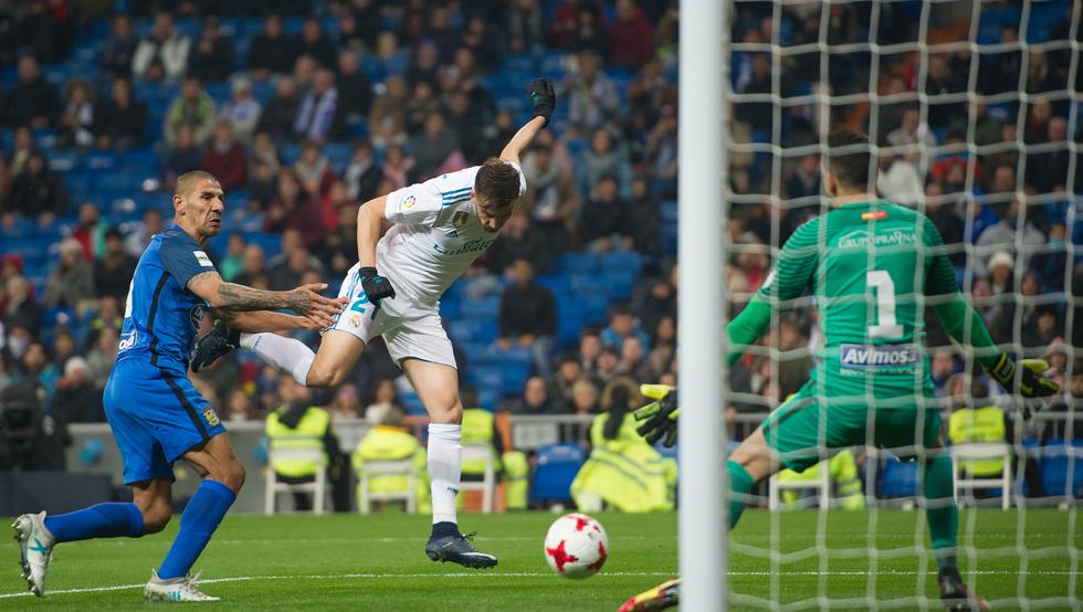 El Fuenlabrada empató en el Santiago Bernabéu en Copa del Rey