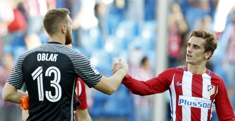 Oblak y Griezmann referencias para la final del la Europa League