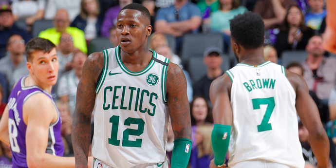 Rozier y Brown, jugadores de los Celtics