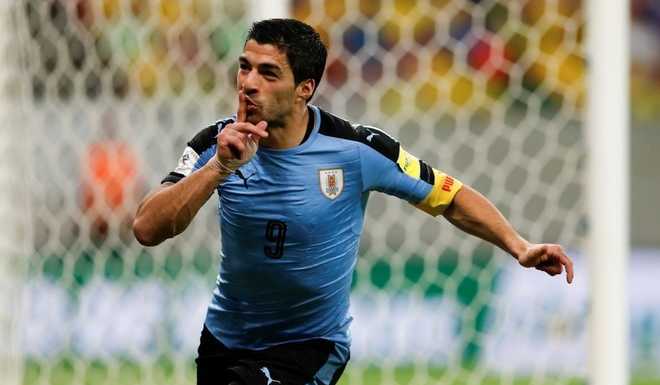 Luis Suarez junto con Cavani son las máximas amenazas de Uruguay