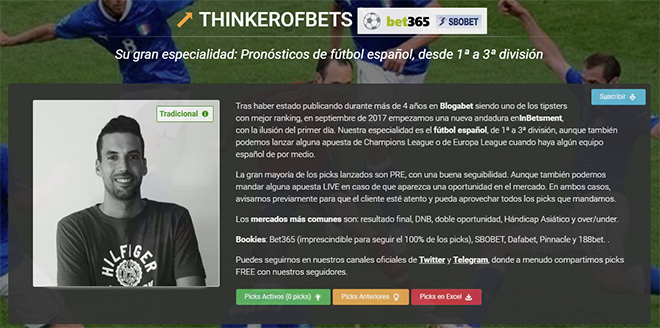 Thinker of Bets - Portada