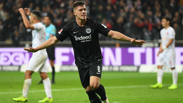 Luka Jovic jugador del Eintracht de Frankfurt