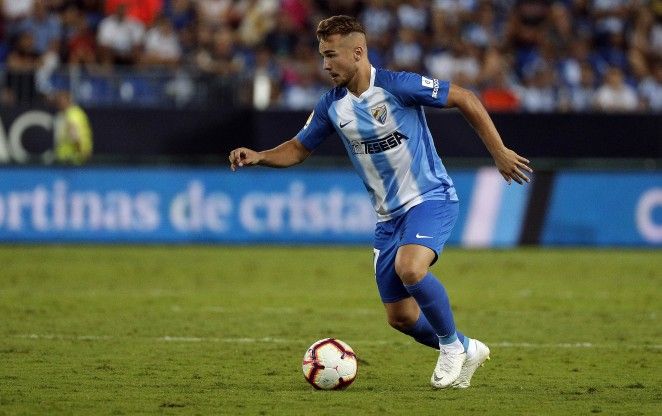 Javi Ontiveros jugador del malaga