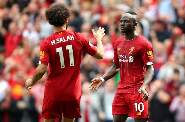 Salah y Mané jugadores del Liverpool