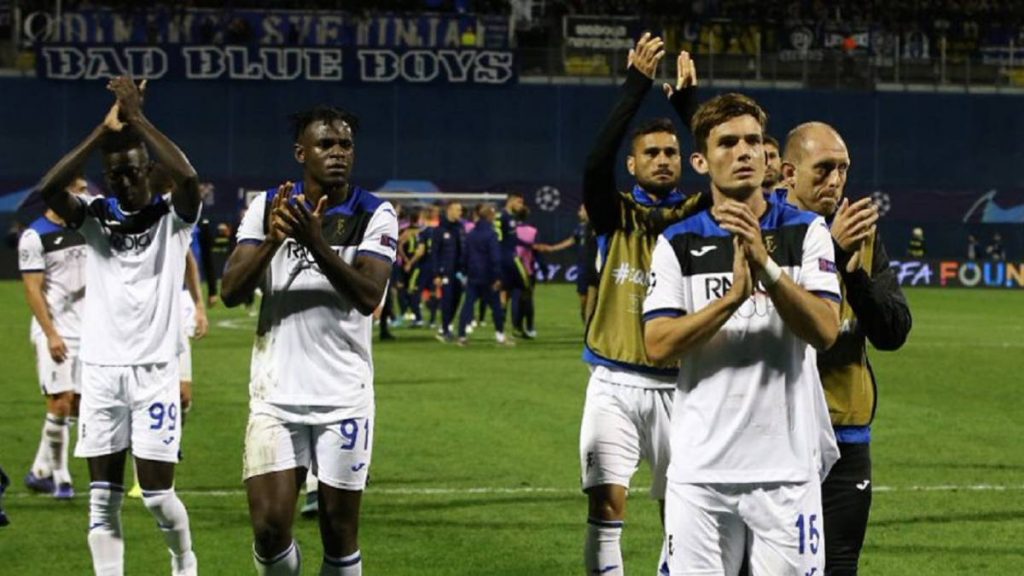 atalanta derrota dinamo zagreb