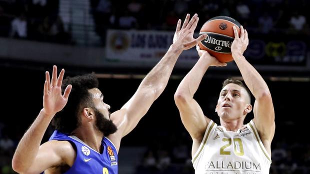 jaycee carroll triple a maccabi para ganar el partido de euroliga