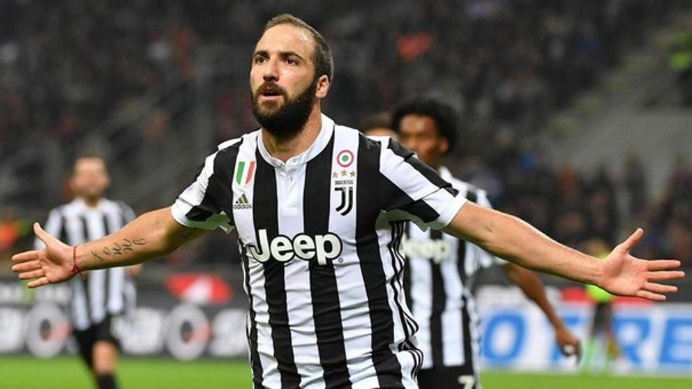 Gonzalo Higuain delantero de la Juventus de Turin