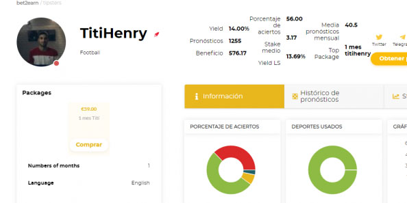 ¡Primer fichaje del 2021! TitiHenry, nuevo tipster del Pensador