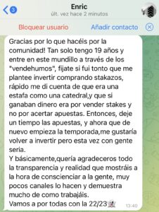 3 - Valoraciones Pensador de Apuestas