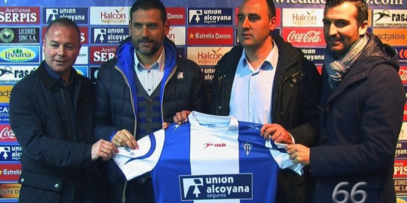 Andrés Palop, técnico del Alcoyano