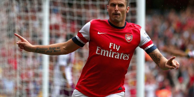 Giroud es la referencia ofensiva del Arsenal