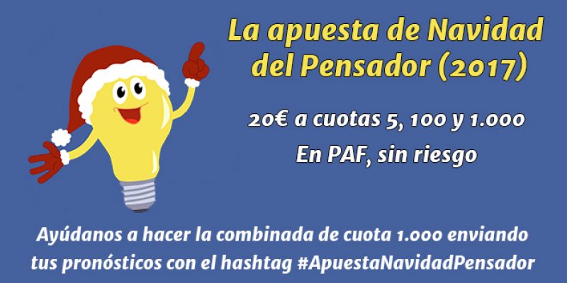 La apuesta de Navidad del Pensador (2017)