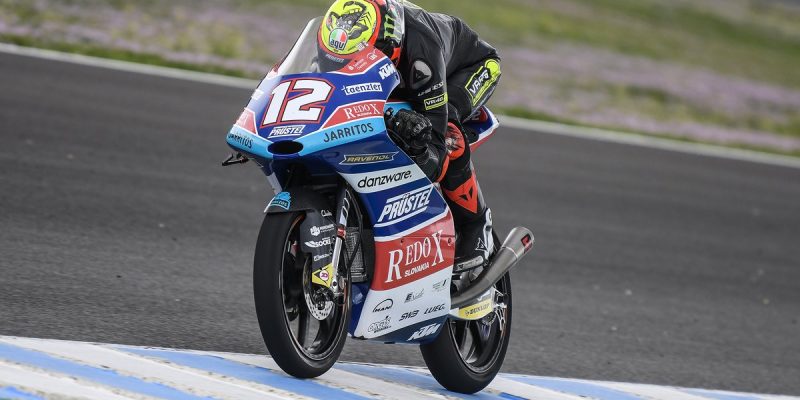 Marco Bezzechi en el circuito de Jerez