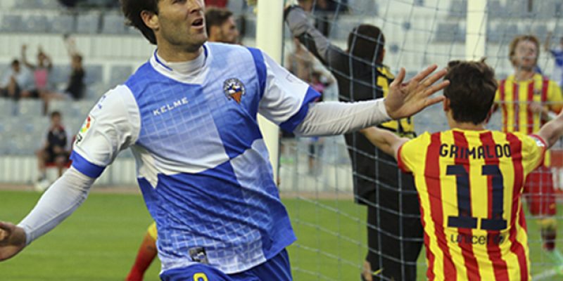 Anibal celebrando un gol