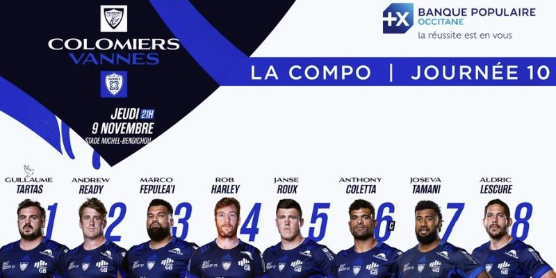 Francia ProD2: Colomiers vs Vannes