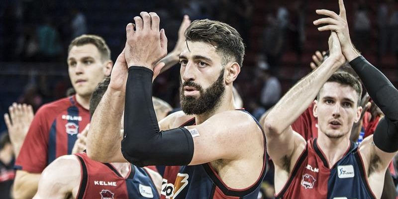 Shengelia celebra la victoria del Baskonia